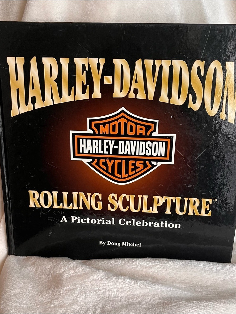 Harley-Davidson 175 page Black and Gold Rolling Sculpture Coffee Table Book